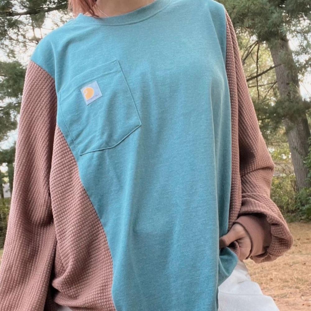 Reworked Carhartt long sleeve size S